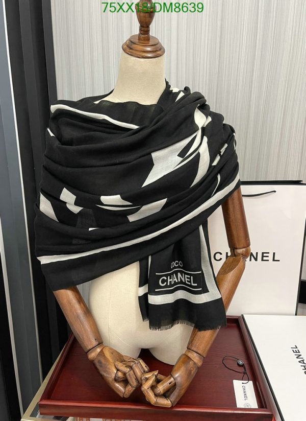 Chanel Replica Cashmere Coco CC Square Scarf