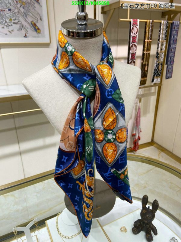 Louis Vuitton Replica Square Silk Fall Scarf