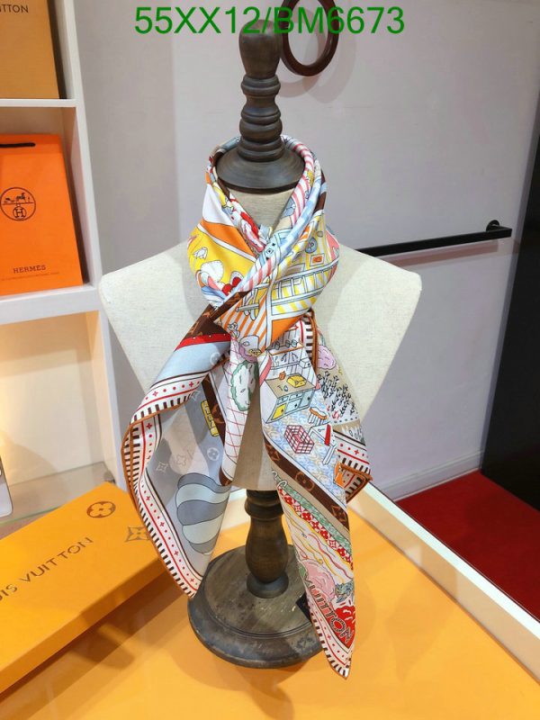 Louis Vuitton Replica Vivienne World 90 Square Scarf