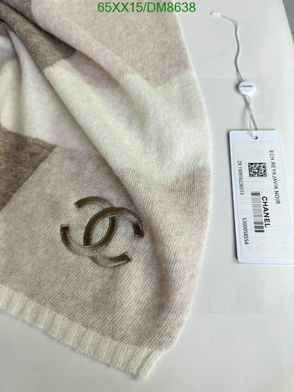 Chanel Replica CC Striped Cashmere Knitted Scarf