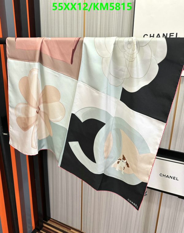 Chanel Replica Twill Silk Square Scarf/Shawl