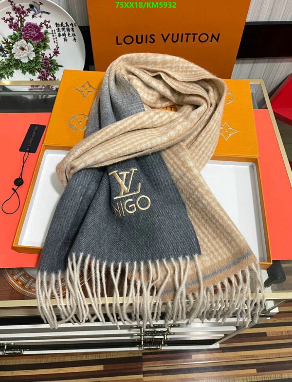 Louis Vuitton Replica Nigo Cashmere Scarf