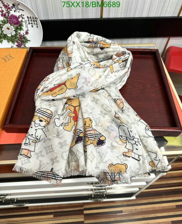 Louis Vuitton Replica Bear Happy Park Cashmere Shawl/Scarf