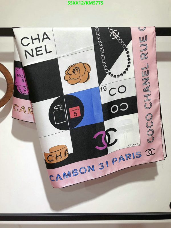 Chanel Replica Coco 31 Rue Cambon Square Silk Scarf