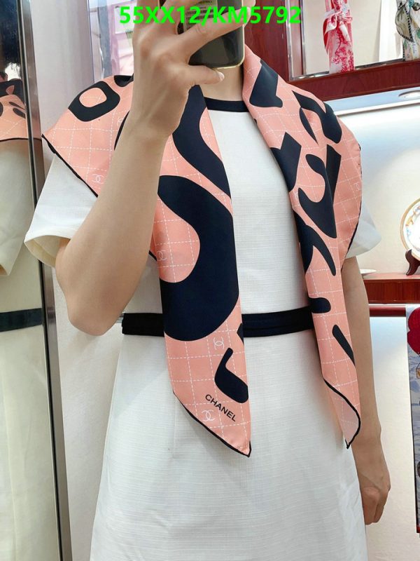 Chanel Replica Coco 85 Silk Square Twill Scarf