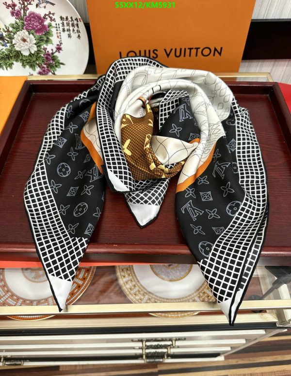 Louis Vuitton Replica Woman Silk Square Scarf