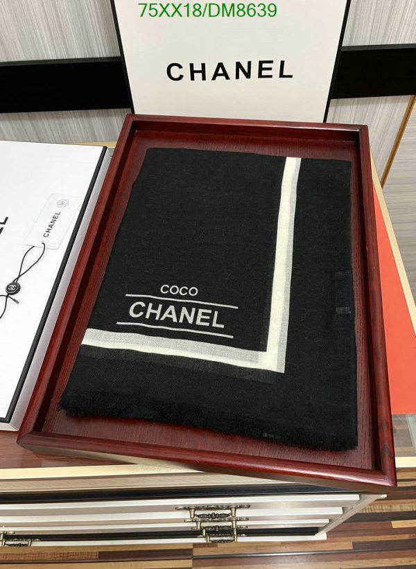 Chanel Replica Cashmere Coco CC Square Scarf