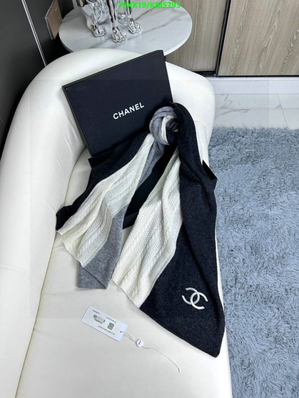 Chanel Replica Luxury CC Cashmere Stole Taupe