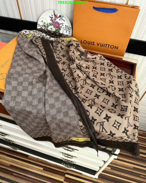 Louis Vuitton Replica Cashmere Monogram Woman Scarf