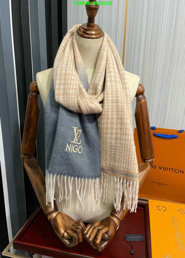 Louis Vuitton Replica Nigo Cashmere Scarf