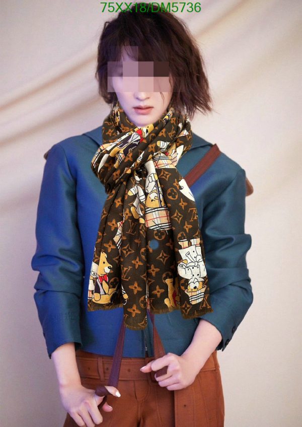 Louis Vuitton Replica Bear Happy Park Cashmere Shawl/Scarf