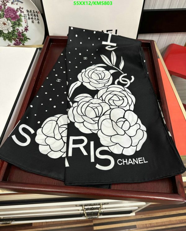 Chanel Replica Coco Camellia Silk Square Scarf