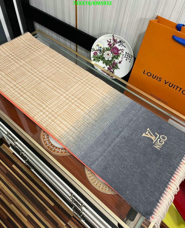 Louis Vuitton Replica Nigo Cashmere Scarf