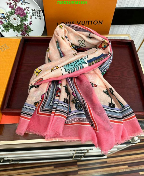 Louis Vuitton Replica Vivienne Animation Cashmere Scarf