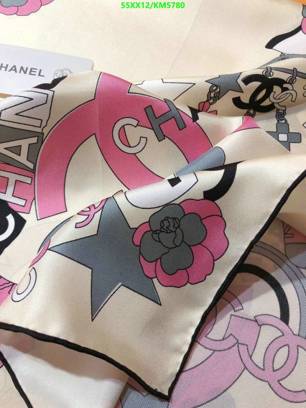 Chanel Replica Kamitsuki Maple Silk Print Square Scarf