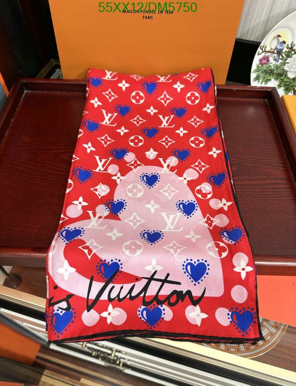 Louis Vuitton Replica Carre Bandana ILVU Silk Scarf