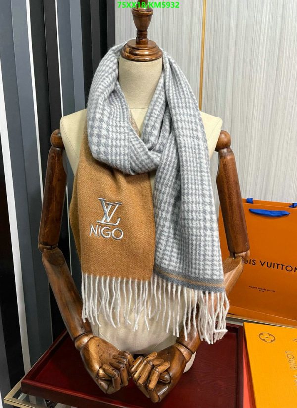 Louis Vuitton Replica Nigo Cashmere Scarf