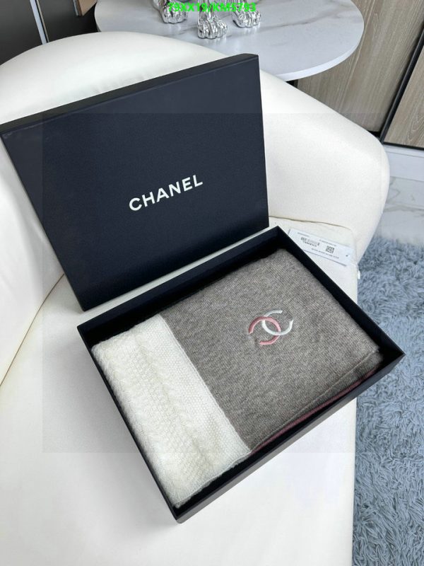 Chanel Replica Luxury CC Cashmere Stole Taupe