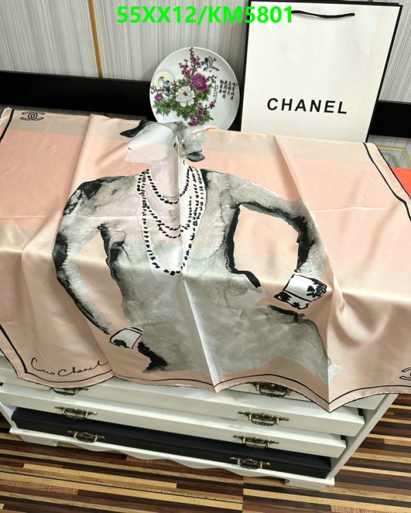 Chanel Replica Coco Silk handkerchief Dress Rack Square