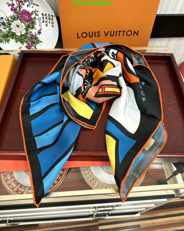 Louis Vuitton Replica LV Visionary Square 90 Scarf