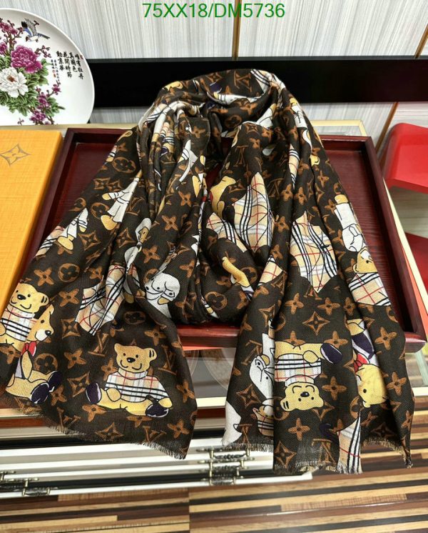 Louis Vuitton Replica Bear Happy Park Cashmere Shawl/Scarf