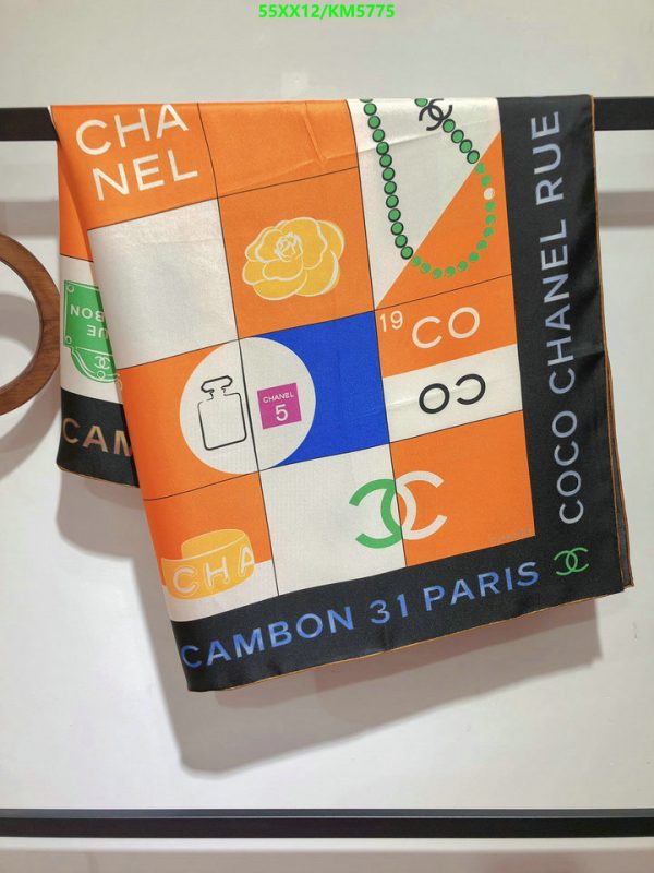 Chanel Replica Coco 31 Rue Cambon Square Silk Scarf