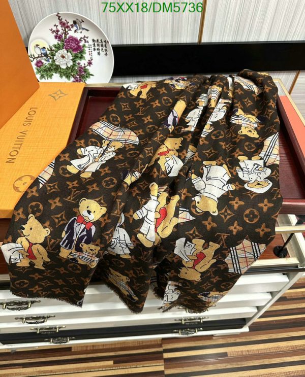 Louis Vuitton Replica Bear Happy Park Cashmere Shawl/Scarf