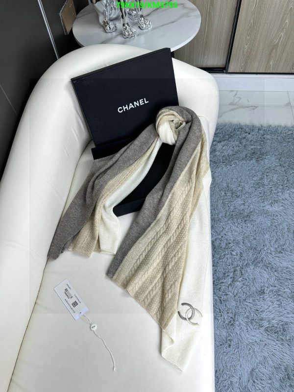 Chanel Replica Luxury CC Cashmere Stole Taupe