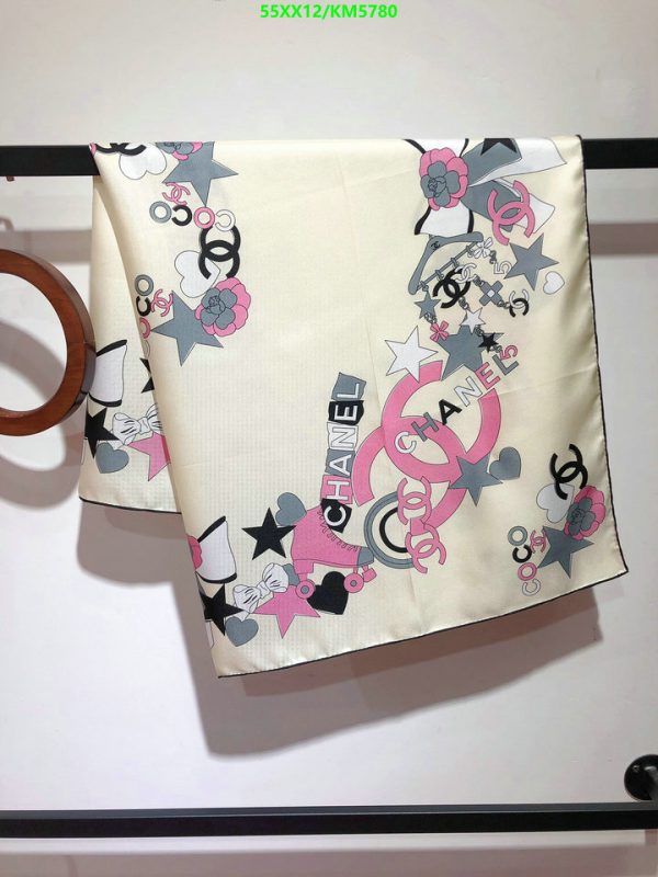 Chanel Replica Kamitsuki Maple Silk Print Square Scarf