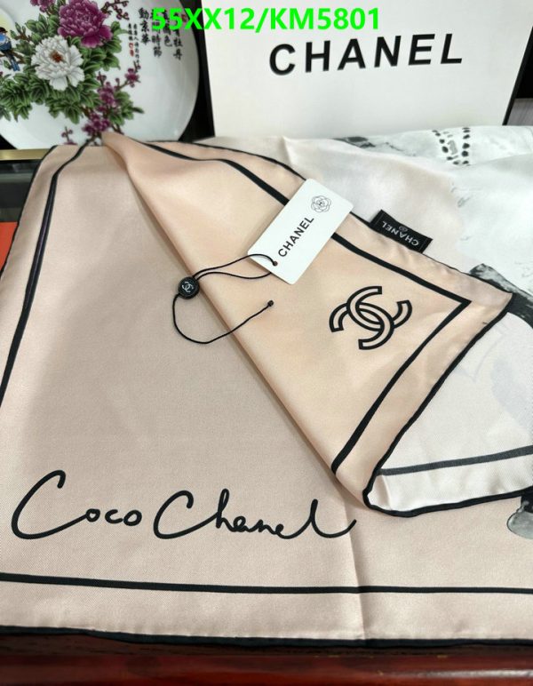 Chanel Replica Coco Silk handkerchief Dress Rack Square