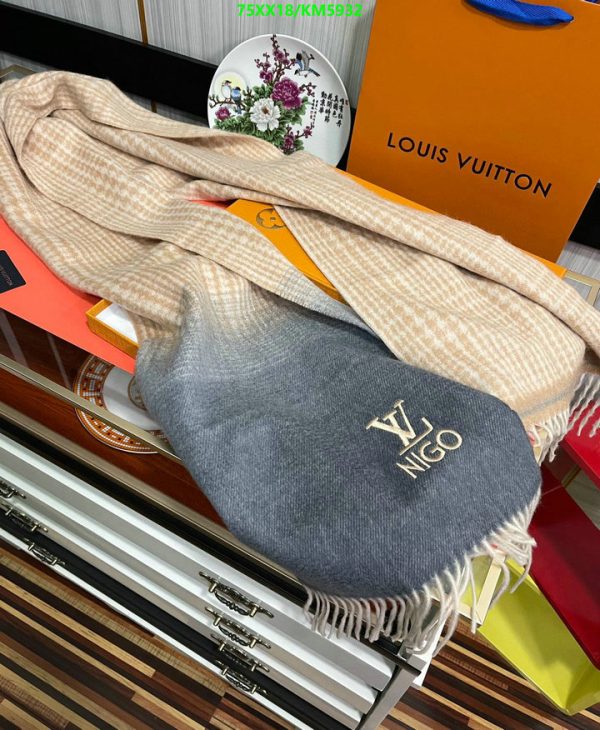 Louis Vuitton Replica Nigo Cashmere Scarf