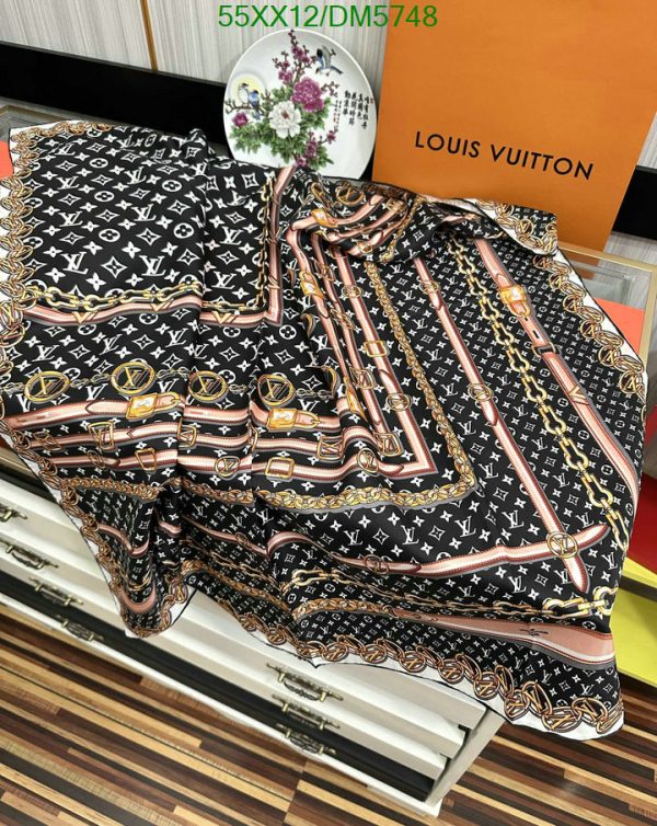 Louis Vuitton Replica Monogram Forever Square Scarf Brown