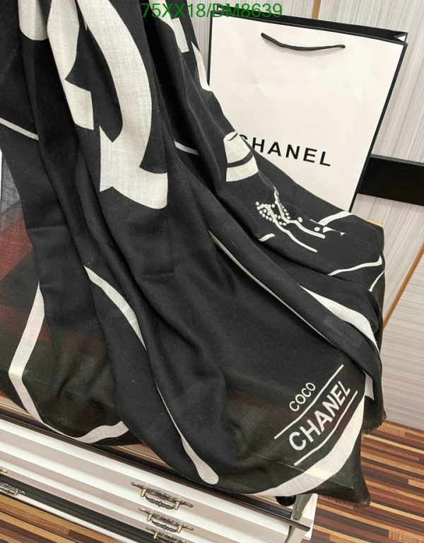 Chanel Replica Cashmere Coco CC Square Scarf