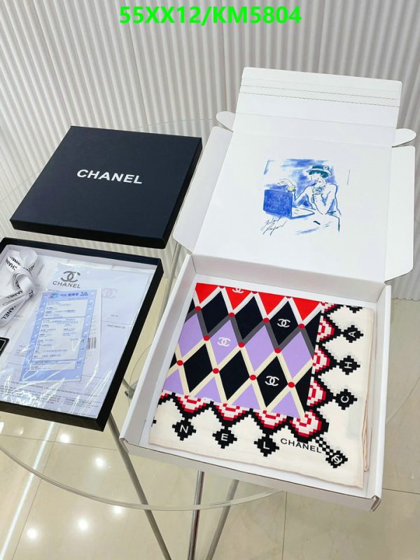 Chanel Replica Silk Multicolour  Square 90 Scarf