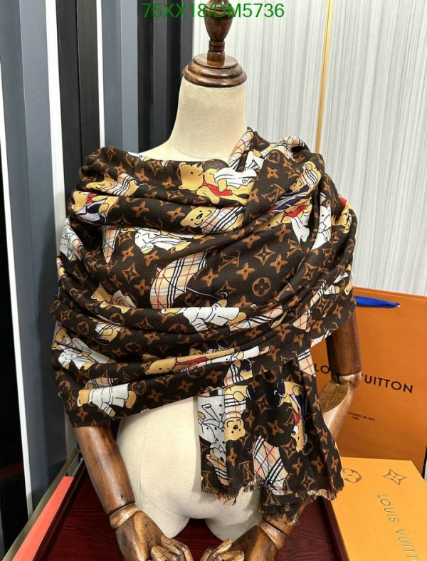 Louis Vuitton Replica Bear Happy Park Cashmere Shawl/Scarf