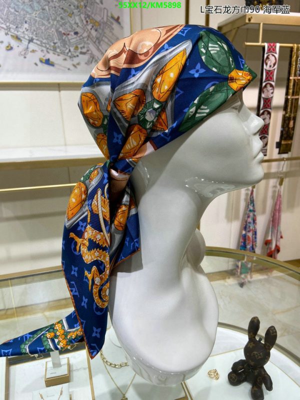 Louis Vuitton Replica Square Silk Fall Scarf