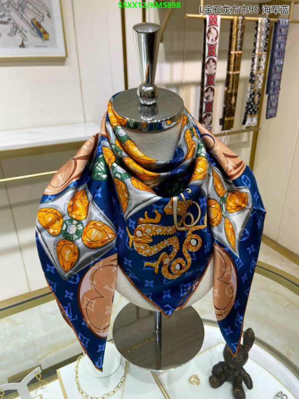 Louis Vuitton Replica Square Silk Fall Scarf