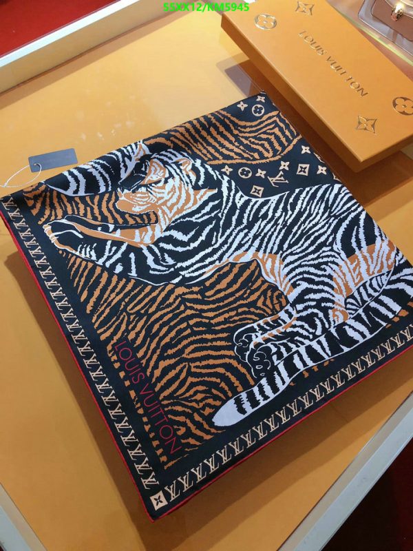 Louis Vuitton Replica Woman Silk Tiger Scarf