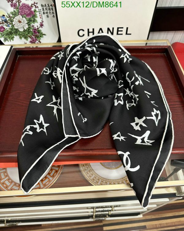 Chanel Replica 22C Scrunchie Star Pattern Hair Tie Coco Mark