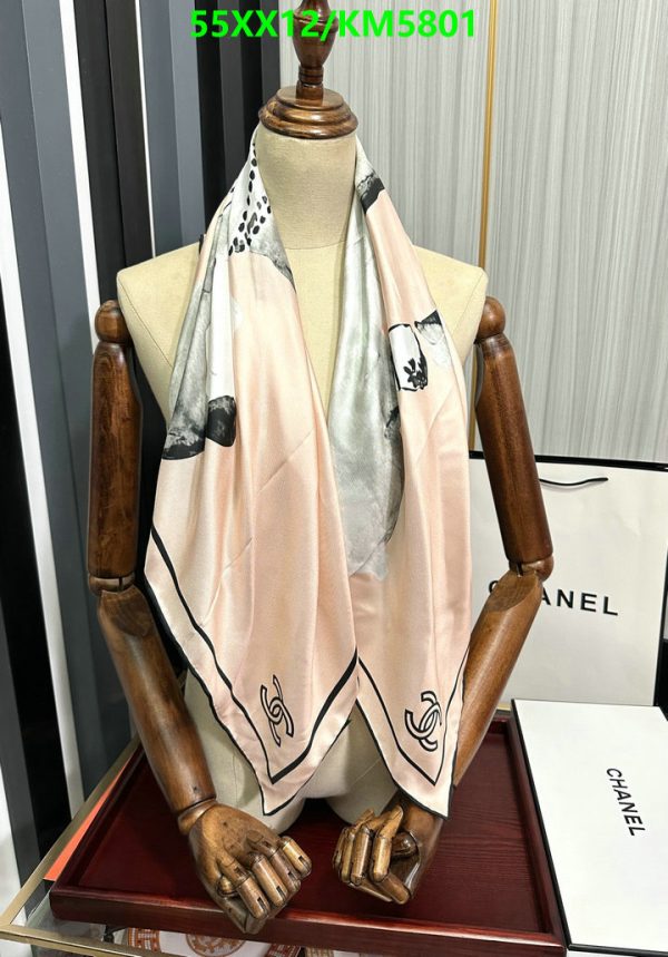 Chanel Replica Coco Silk handkerchief Dress Rack Square