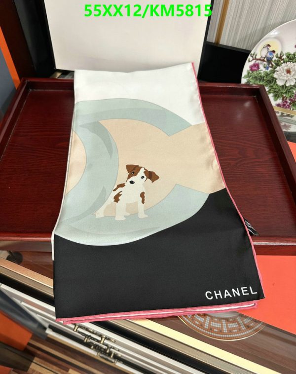 Chanel Replica Twill Silk Square Scarf/Shawl