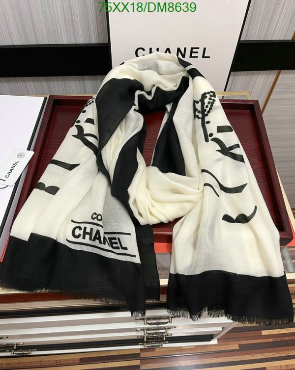 Chanel Replica Cashmere Coco CC Square Scarf