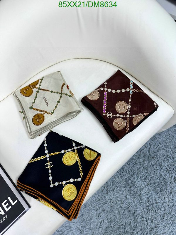 Chanel Replica Square Multicolor 85 Silk C Logo Button Chains