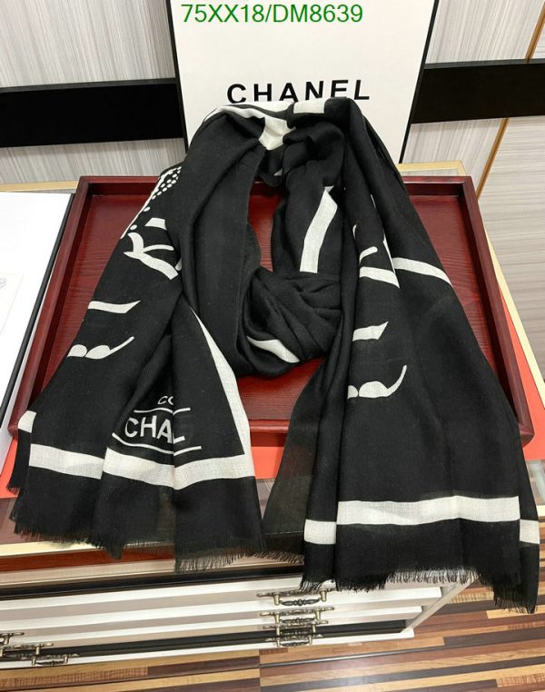 Chanel Replica Cashmere Coco CC Square Scarf