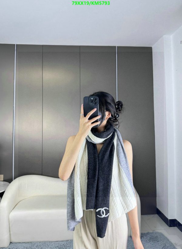 Chanel Replica Luxury CC Cashmere Stole Taupe