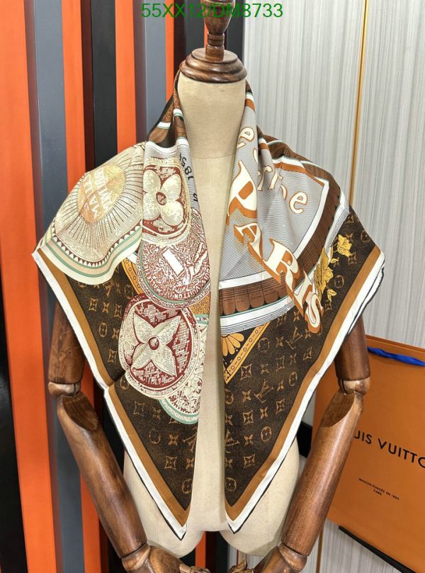 Louis Vuitton Replica Malles Merveilleuses Square 90 Scarf