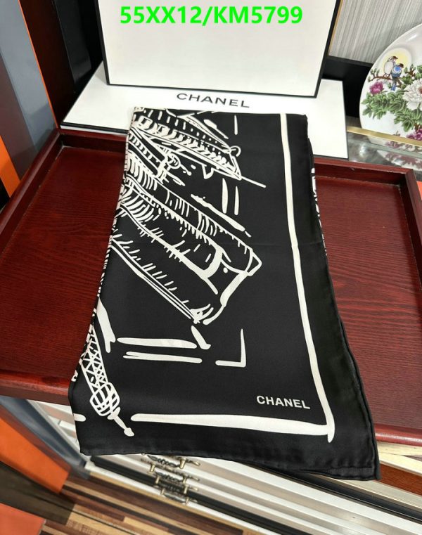 Chanel Replica Flight Now Boarding 2016 Silk Scarf