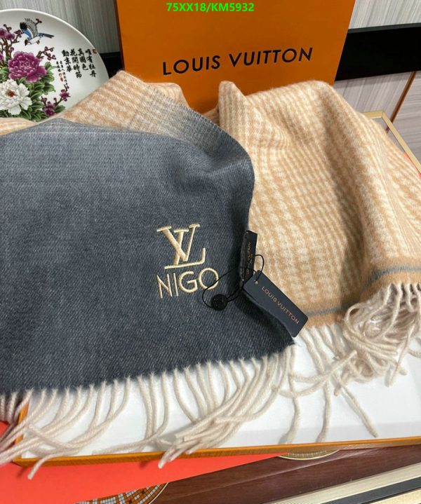 Louis Vuitton Replica Nigo Cashmere Scarf