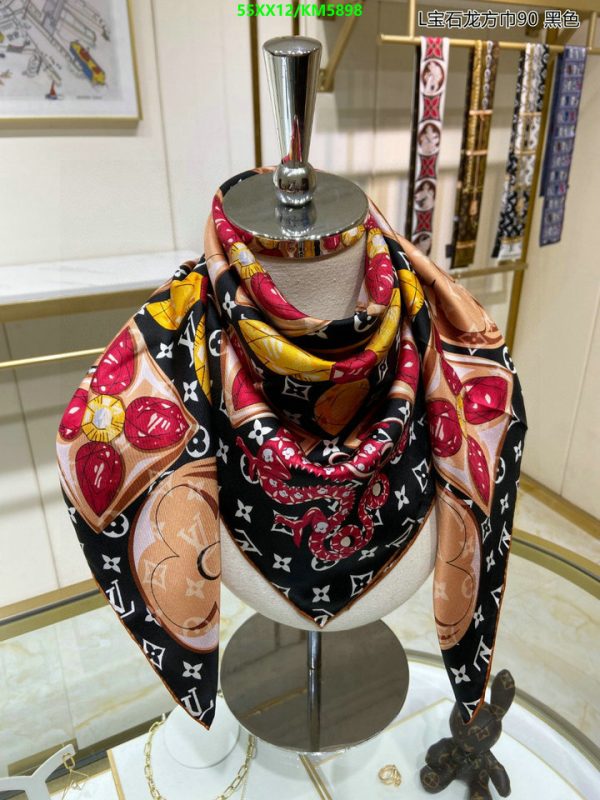 Louis Vuitton Replica Square Silk Fall Scarf