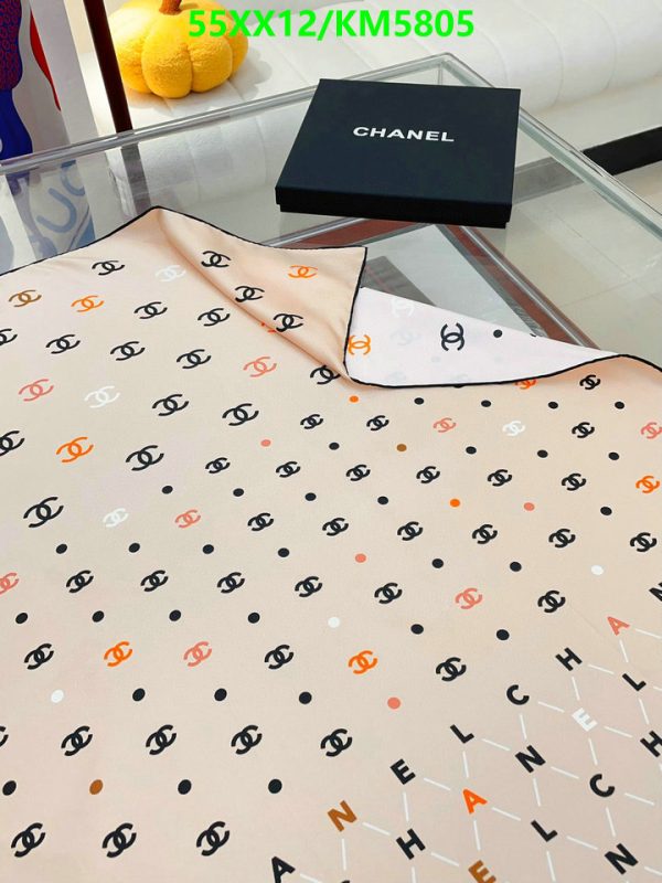 Chanel Replica Double Side Silk Twill Square Scarf